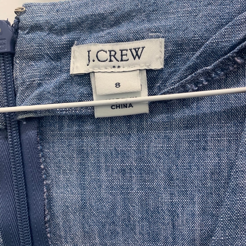 J Crew Chambray Wrap Dress - Picture 4 of 5